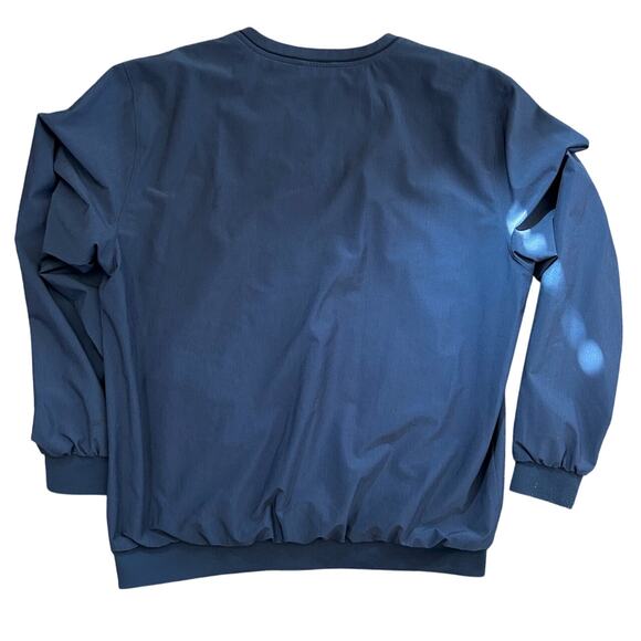 *ON HOLD @doktah *Walter Hagen LARGE Navy Hydro Halt Front 9  Golf Windbreaker - Picture 4 of 5